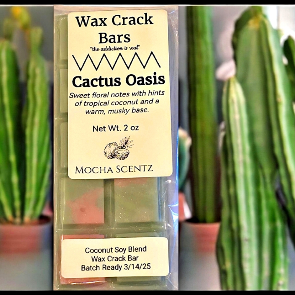 Handmade Wax Crack Bars - Cactus Oasis